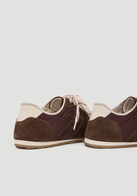 Suede Slimline Retro Trainers