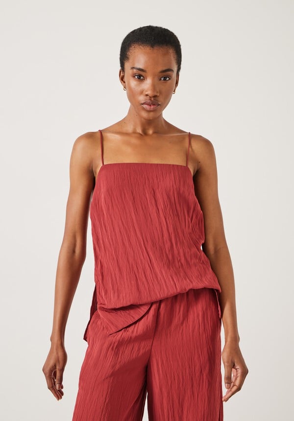 Ari Long Crinkle Cami