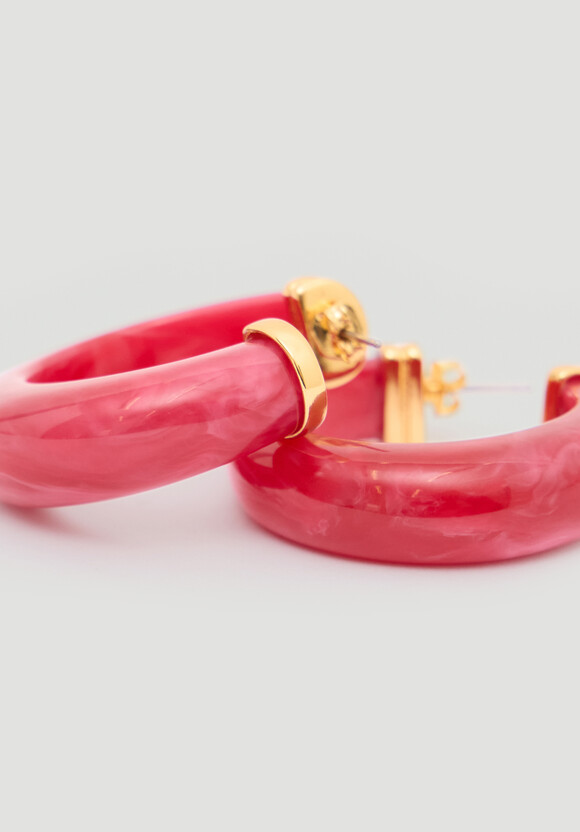 Chunky Resin Hoops