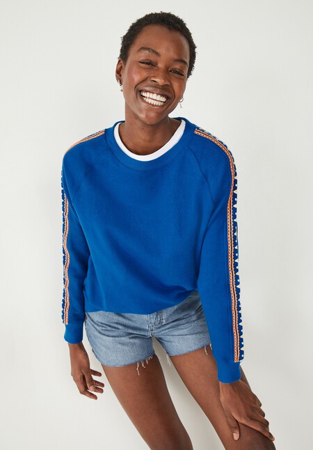 Caley Side Trim Sweatshirt