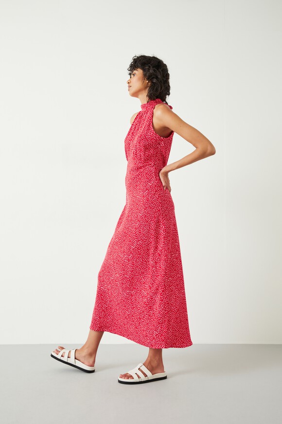 Eliza Halter Midi Dress