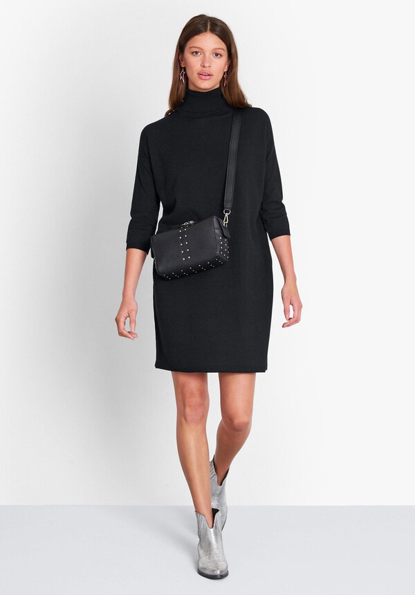 Annika Roll Neck Knit Dress
