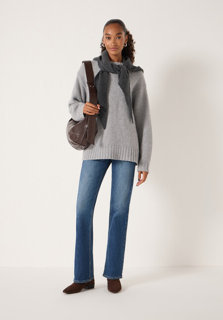 Longline Cashmere Cora Jumper