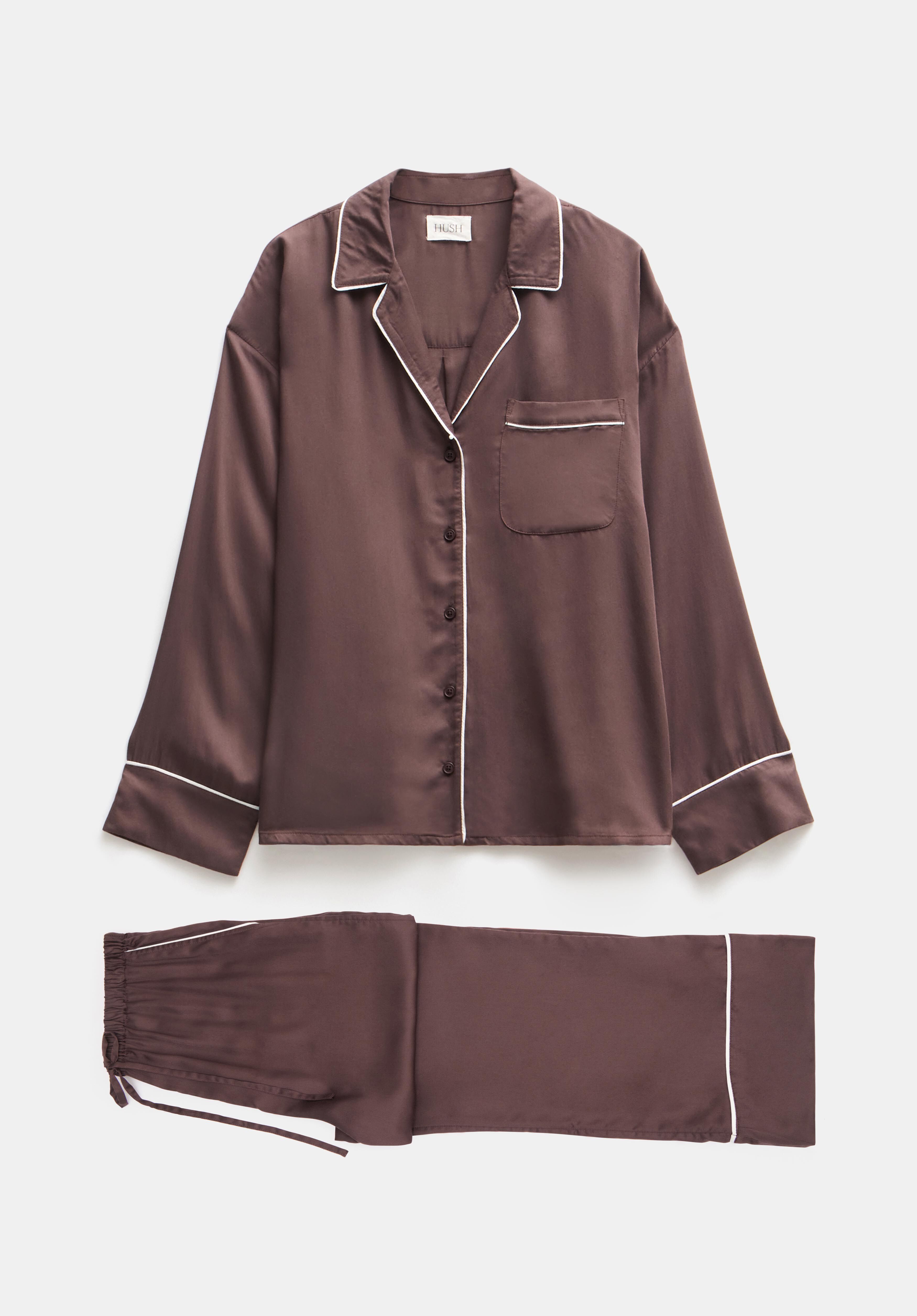 Angelina Satin Modal Pyjama Set