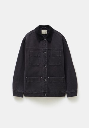 Cord Collar Barn Jacket