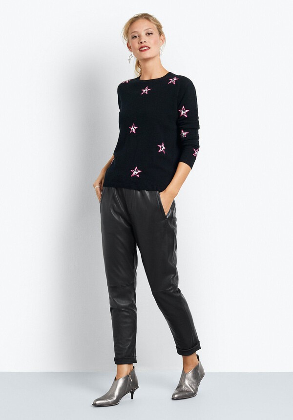 Cashmere Animal Star Jumper