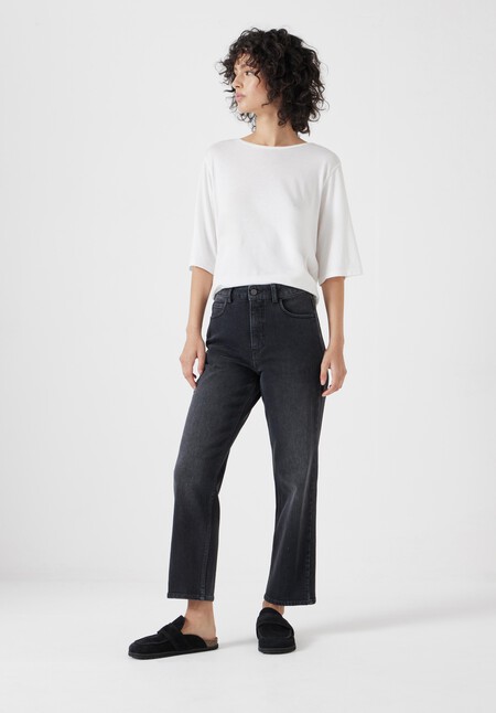 Nina Straight Crop Jeans