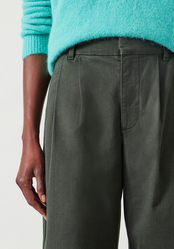 Lya Cotton Chino Trouser