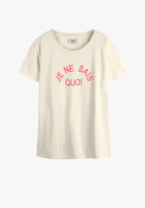 Flocked Cotton T-Shirt