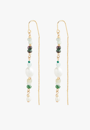 Azalea Semi Precious Threader Earrings