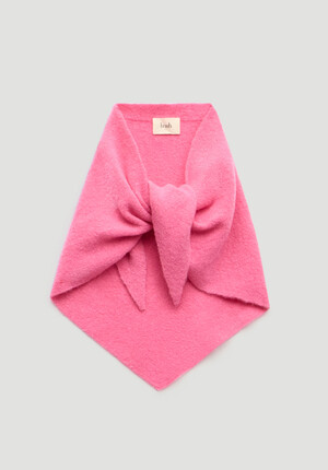 Wool Blend Triangle Scarf