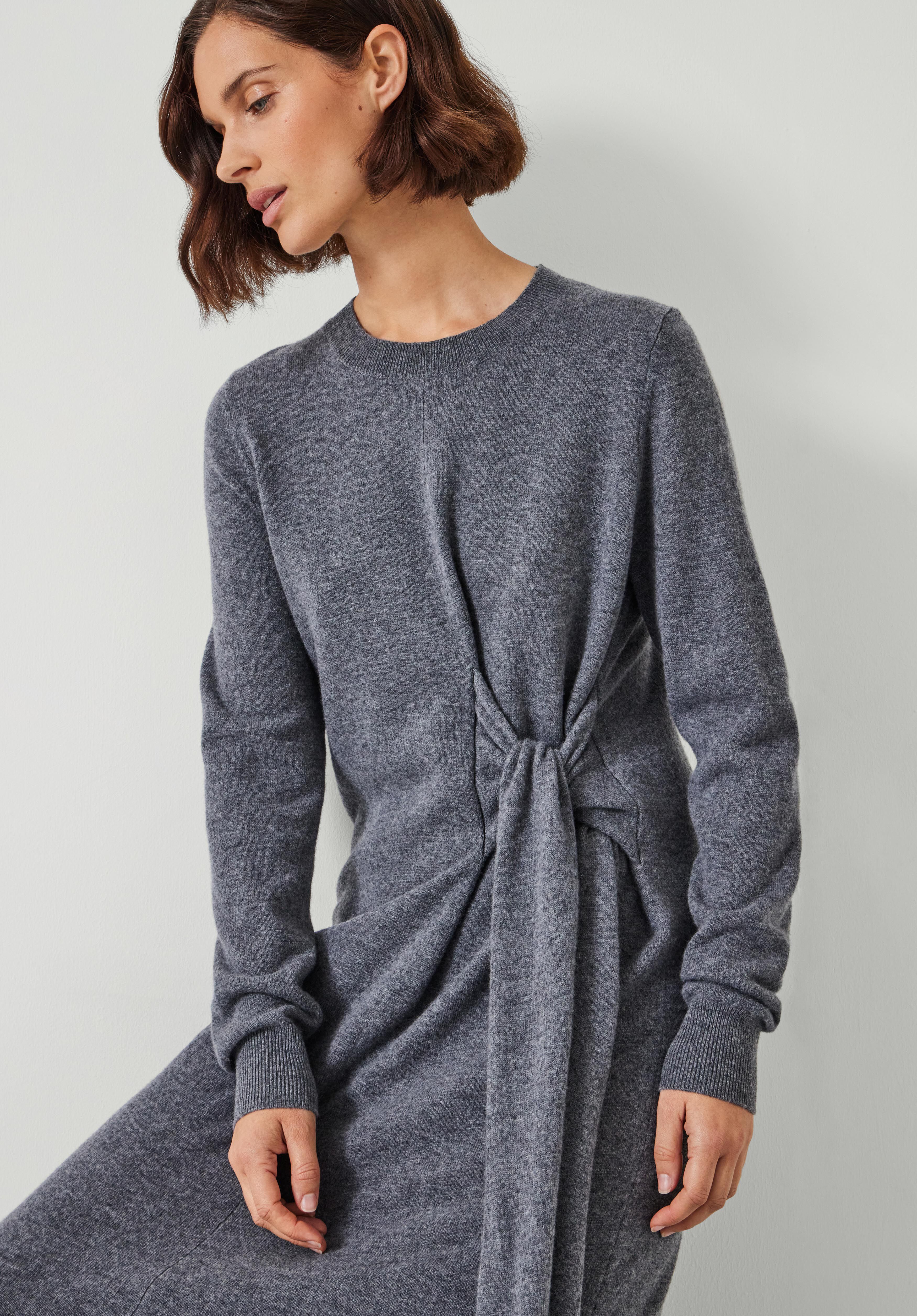 Grey midi dresses uk online