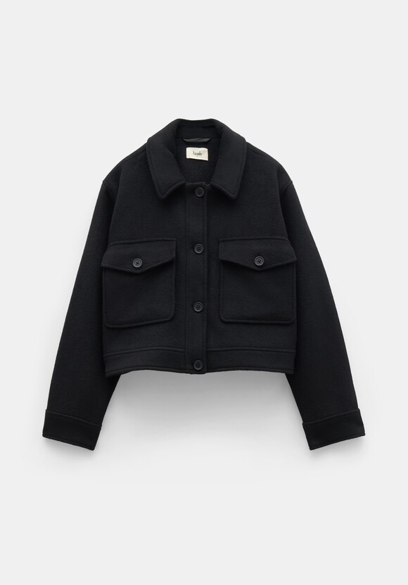Taylah Wool Jacket | Black | hush