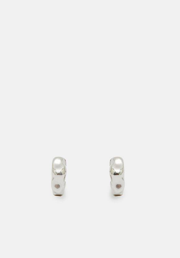 Wave Huggie Hoop Earrings