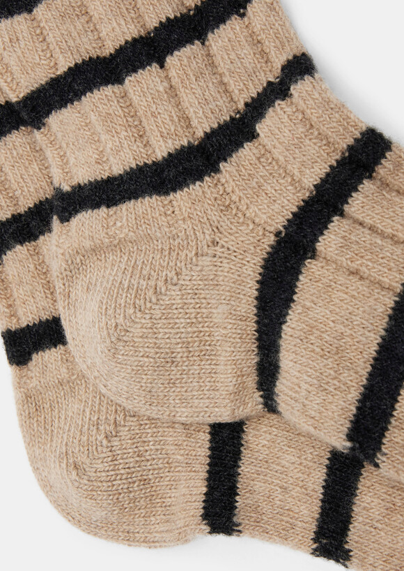 Wool Stripe Socks