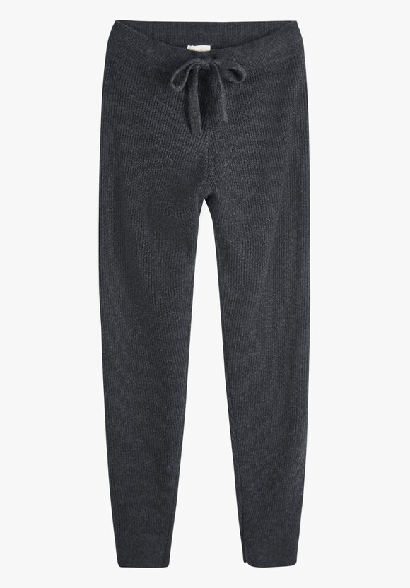 Mae Cashmere Ribbed Joggers