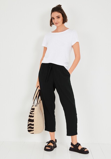Cropped Easy Trousers