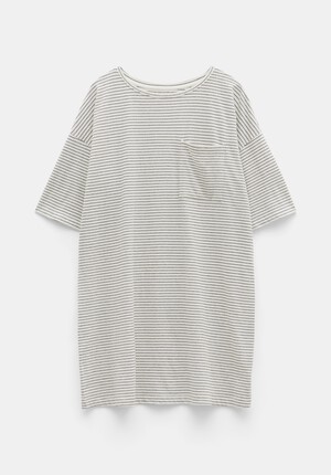 Ezra Striped Jersey Nightdress