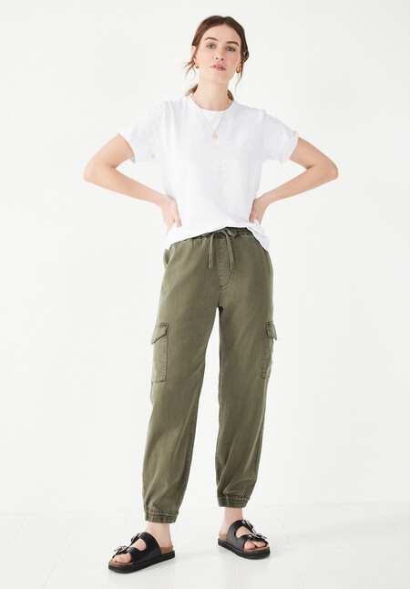 Washed Cargo Trousers