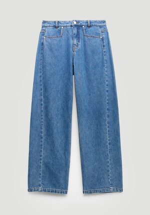 Saskia Straight Seamed Jeans