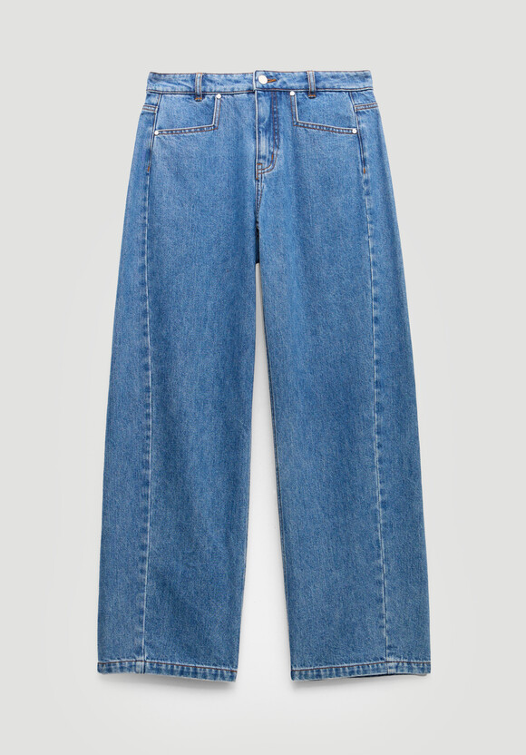 Saskia Straight Seamed Jeans