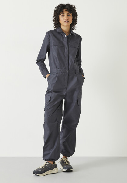 Long Sleeve Cargo Jumpsuit