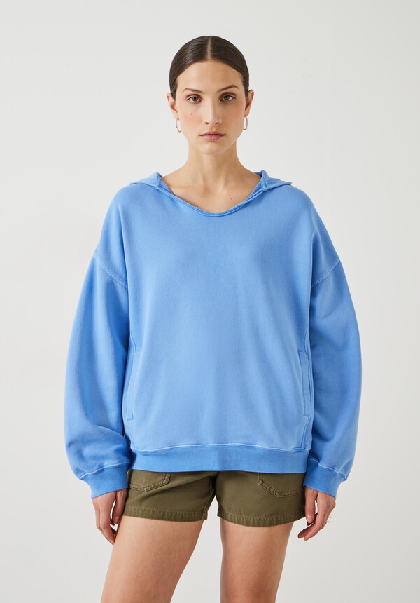Jude Oversized Open Neck Hoodie