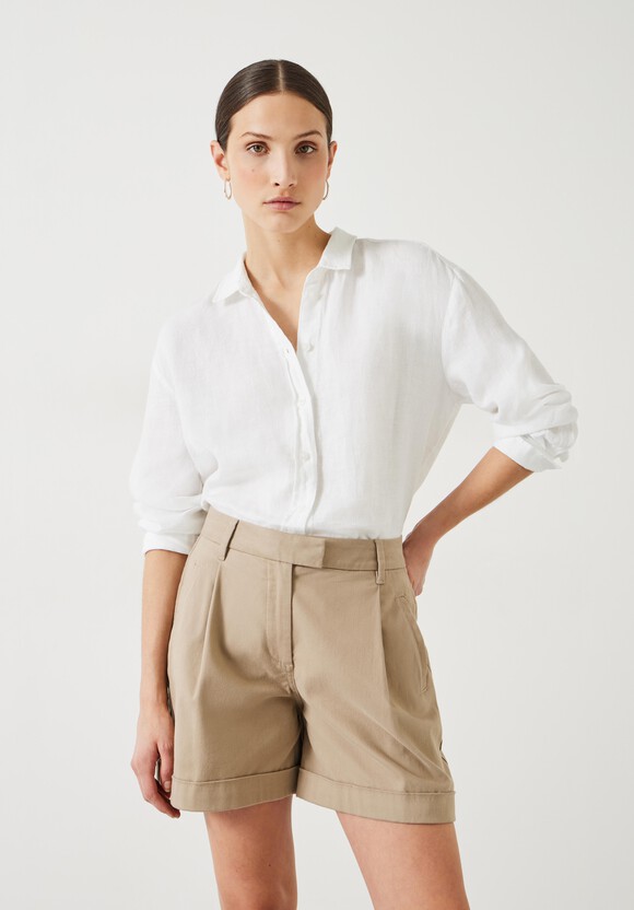 Libby Linen Shirt | White | hush