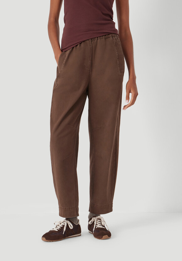 Jack Barrel Leg Pull On Trousers