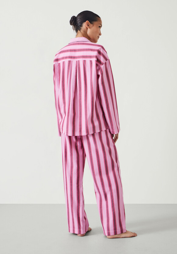 Amita Brushed Cotton Stripe Pyjamas