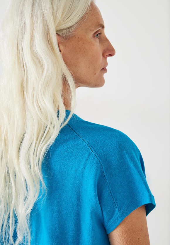 Emmerline Linen Blend Knitted Top