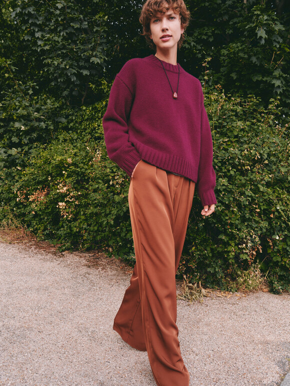 Cora Relaxed Chunky Cashmere Crew Jumper