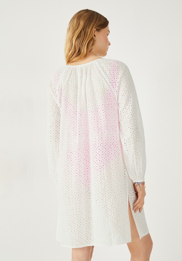Katy Broderie Mini Dress