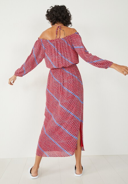 Amy Off-Shoulder Midi Dress