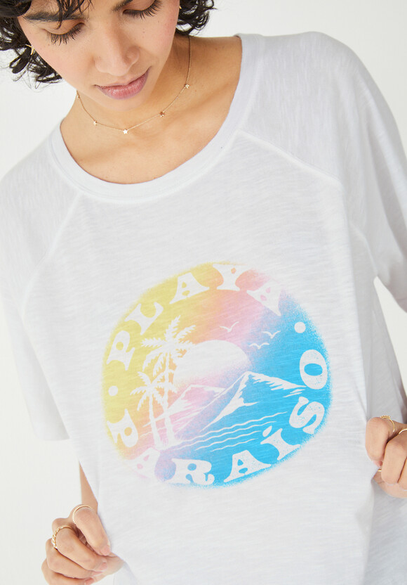 Paraiso Playa Raglan T-Shirt