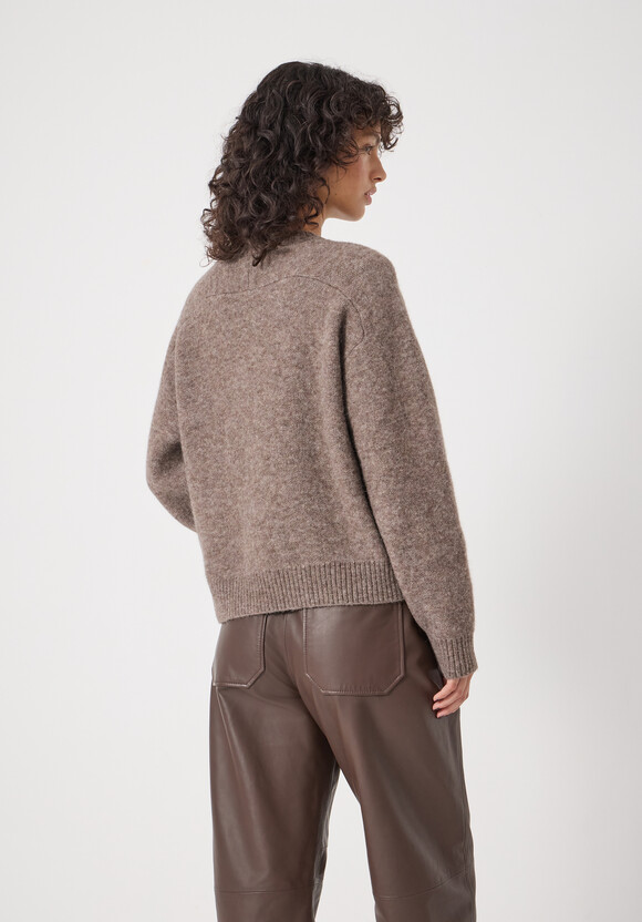 Wool Blend Star Jacquard Jumper