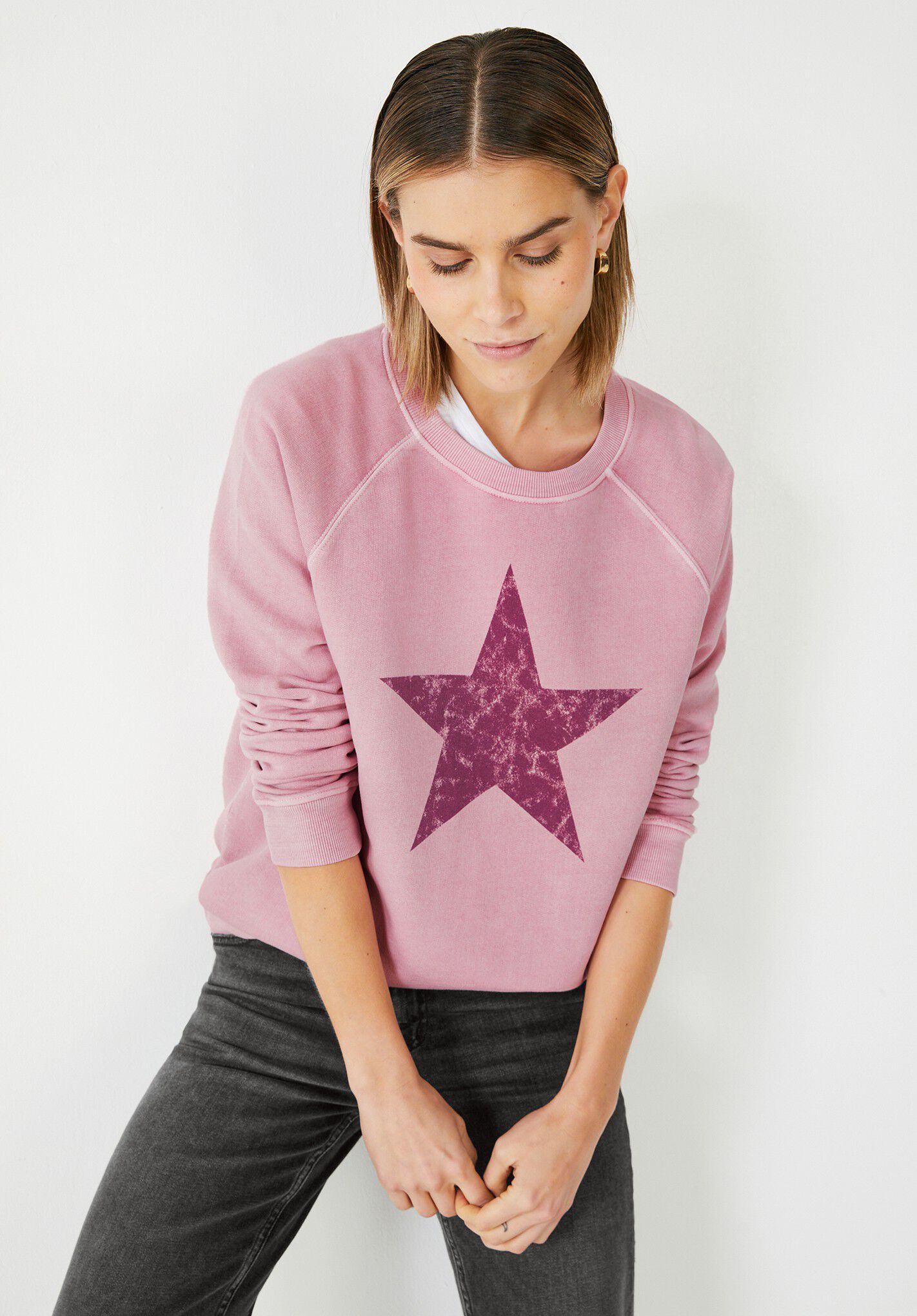 Hush star sales biker sweatshirt