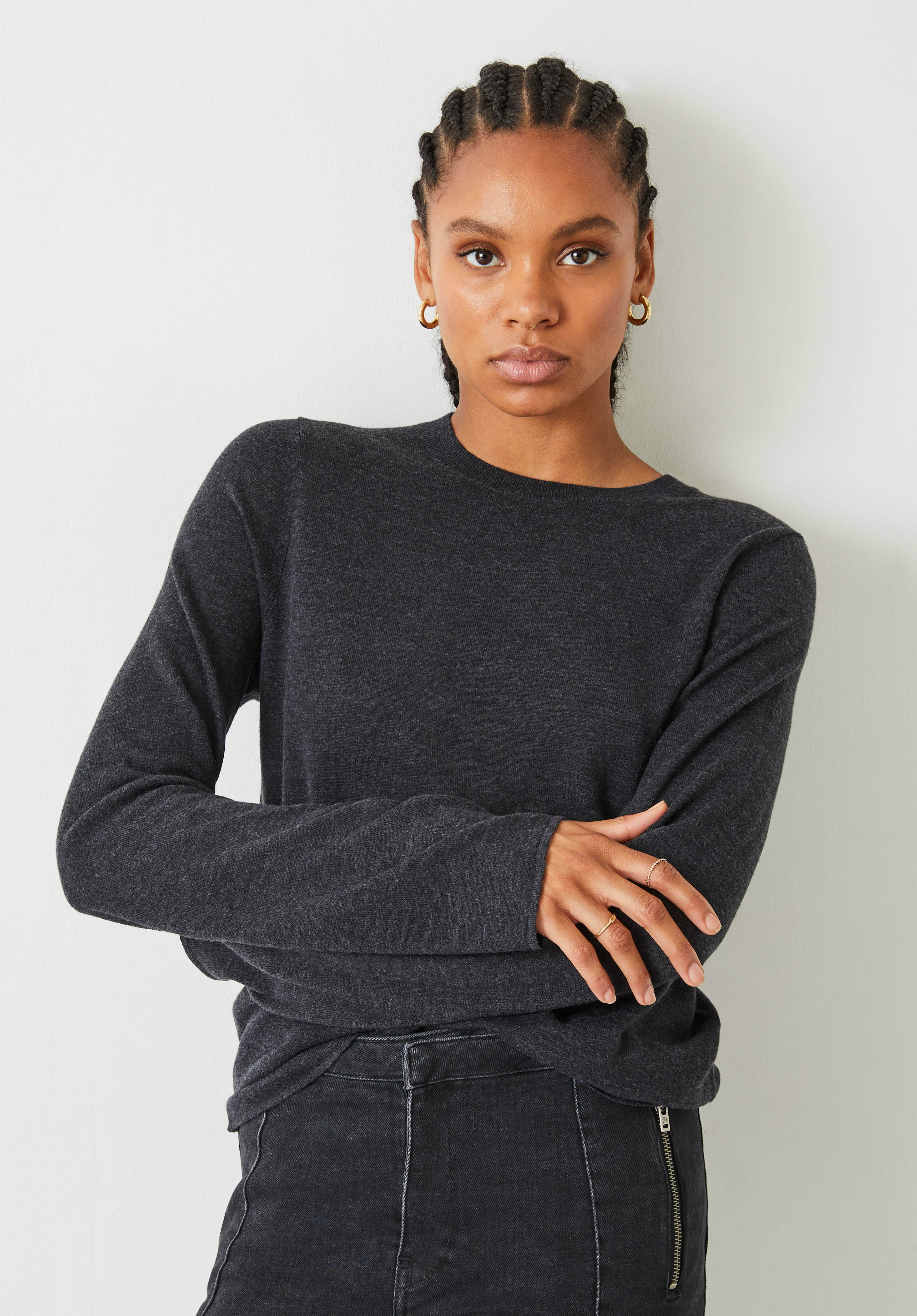 Fine knit jumpers top