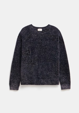 Jaime Metallic Tinsel Crew Neck Jumper