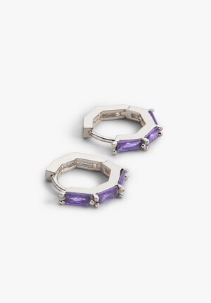 Birthstone Huggie Hoop Earrings