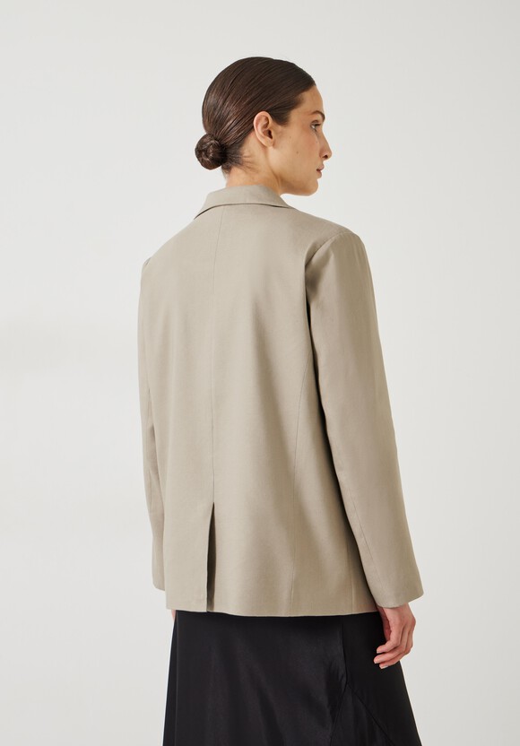 Lana Relaxed Linen Blend Blazer