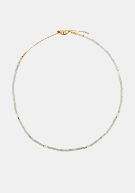 Mini Semi Precious Beaded Necklace