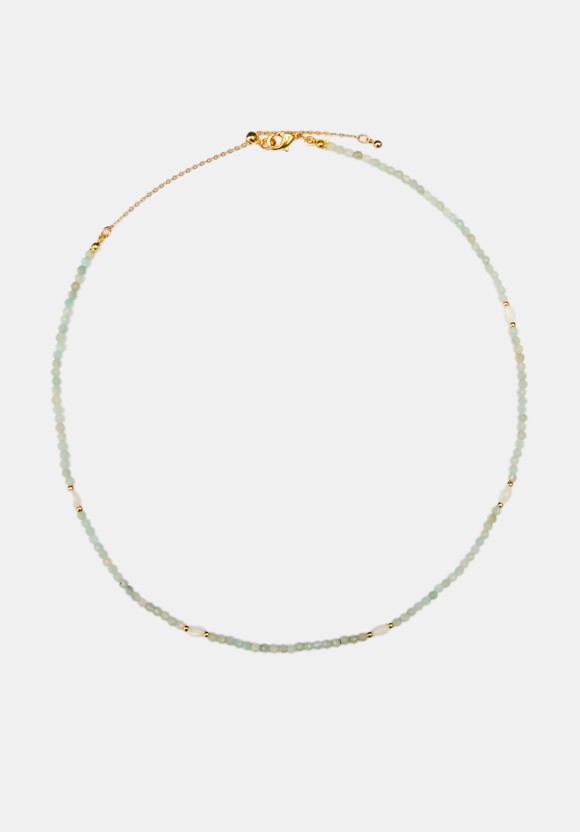 Mini Semi Precious Beaded Necklace