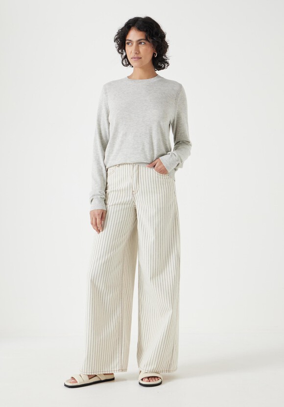 Fine Knit Wool Blend Jumper