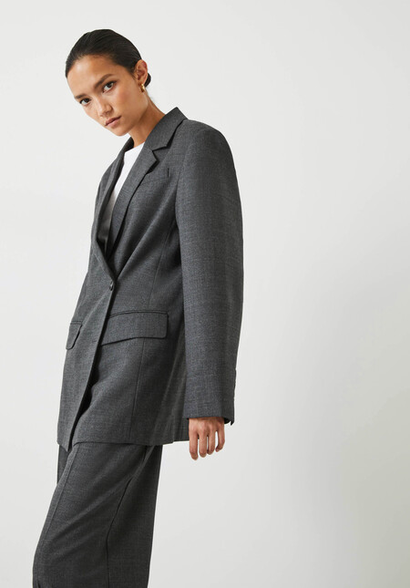 Carla Tailored Wool Blend Blazer