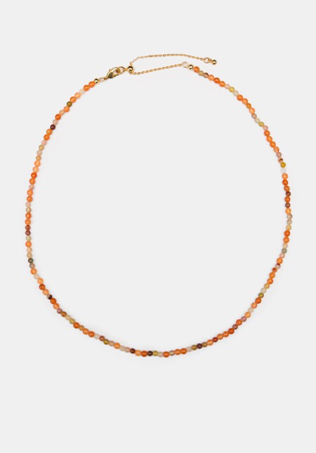 Mini Semi Precious Beaded Necklace