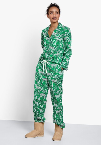 Lightweight Piped Cotton Pyjamas