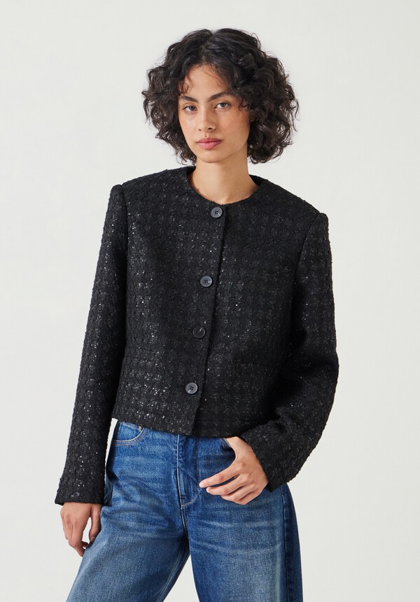Ester Sequin Boucle Jacket