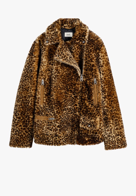 Leopard Shearling Jacket