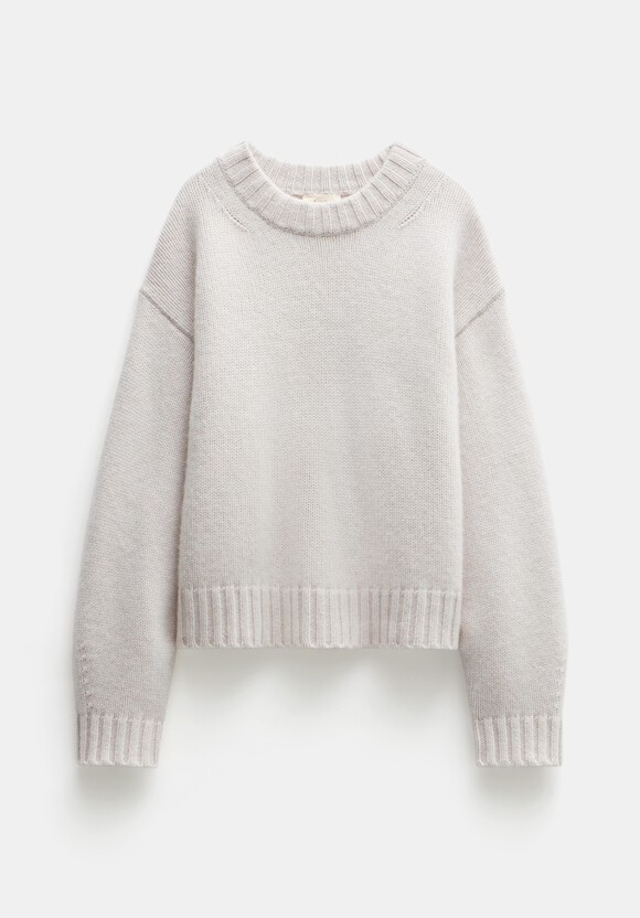 Cora Chunky Cashmere Crew Jumper